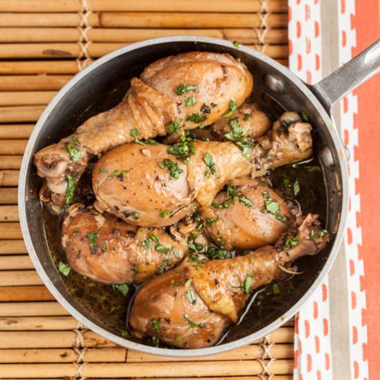 Garlic Soy Braised Chicken