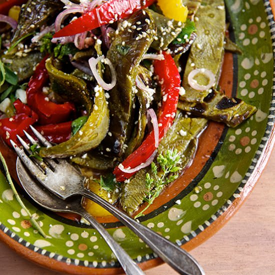 Grilled Nopalitos Salad