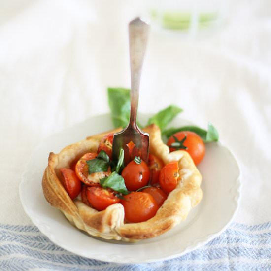 Tomato Basil Tartlets