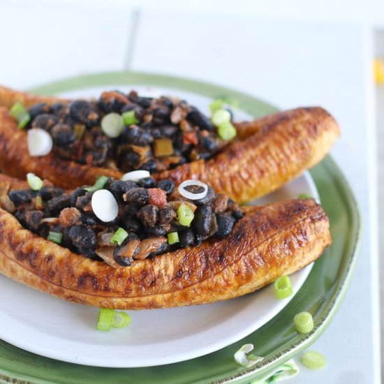 Stuffed Baked Plantains