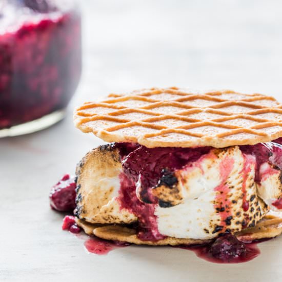 Roasted Berry S’mores