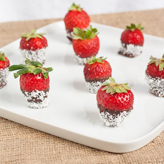 Strawberries Chocolate & Coconut