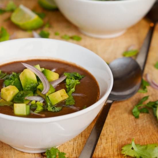 Vegan Black Bean Soup