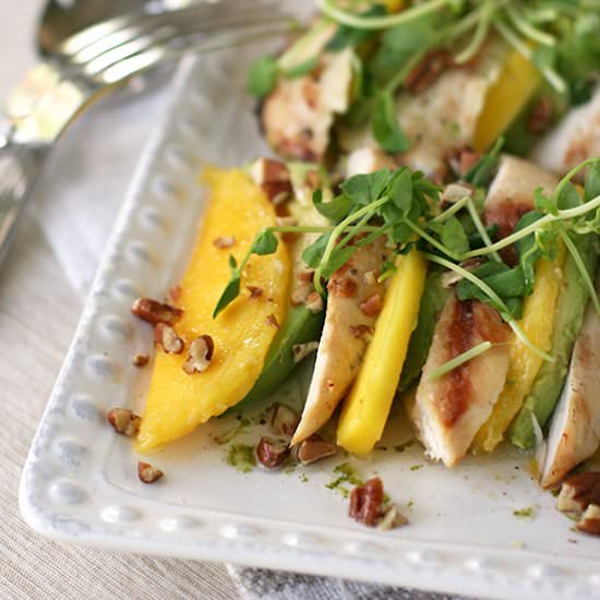 Chicken, Avocado & Mango Salad