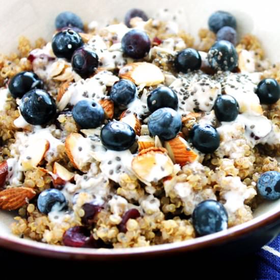 Breakfast Quinoa (v, gf)