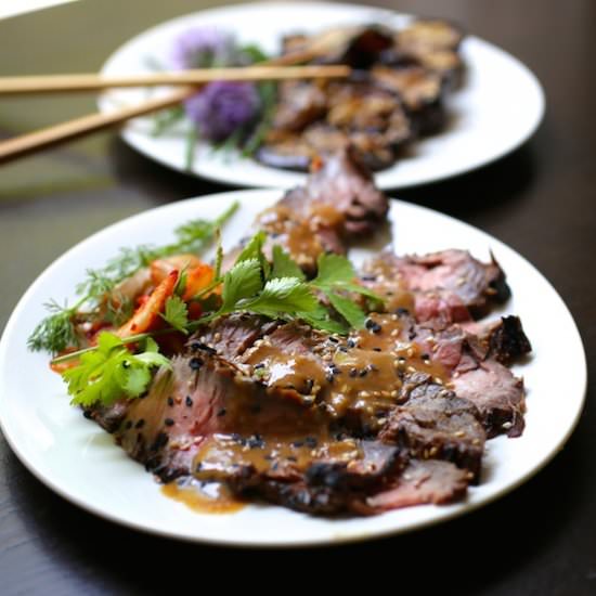 Asian-Marinated Grilled Flank Steak