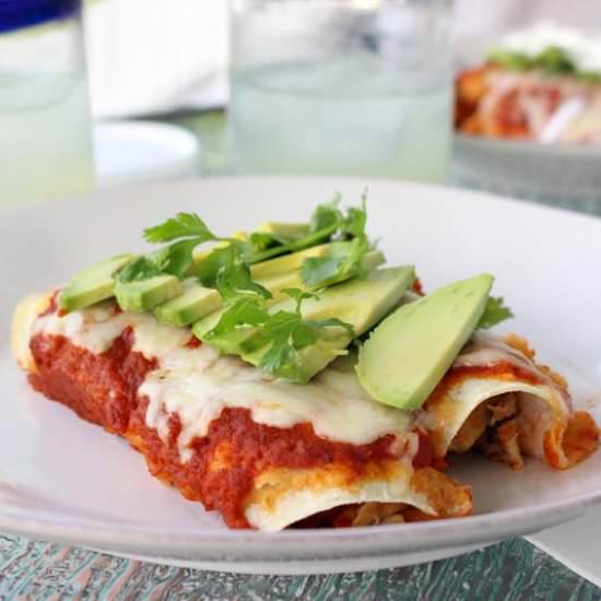 Easy Chicken Enchiladas