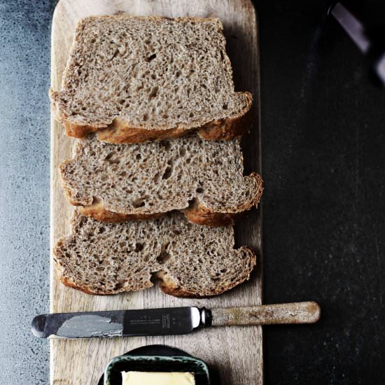 Rye Bread with Pickle Juice and Car