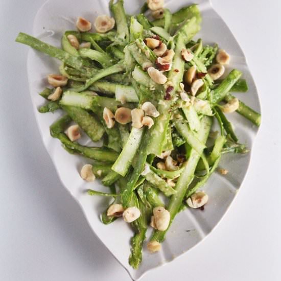 Ribboned Asparagus Salad
