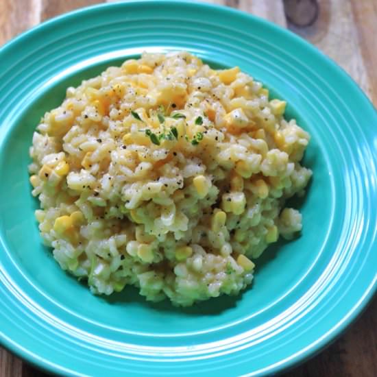 Creamy Sweet Corn Risotto