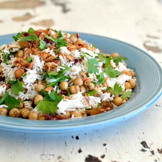 Middle Eastern Chickpea Rice