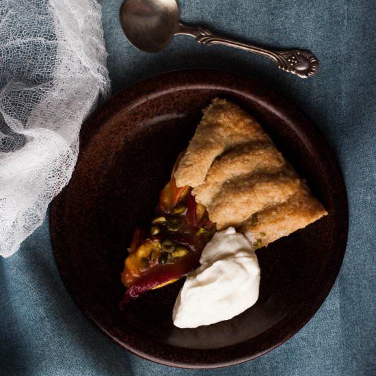 Rustic Peach Galette