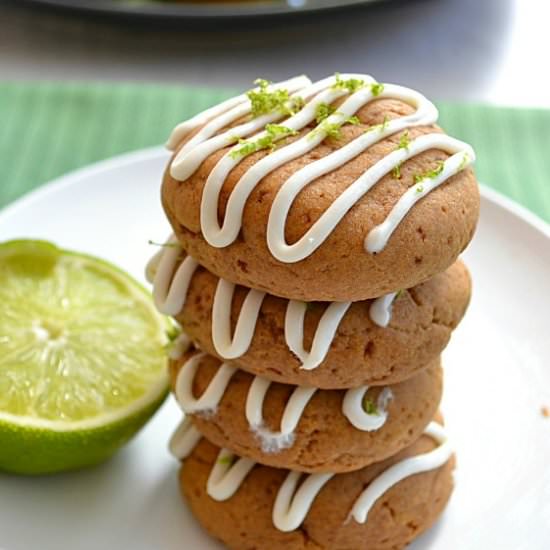 Tea Cookies With Lime Glaze