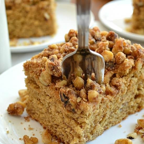 Banana Bread Streusel Snack Cake