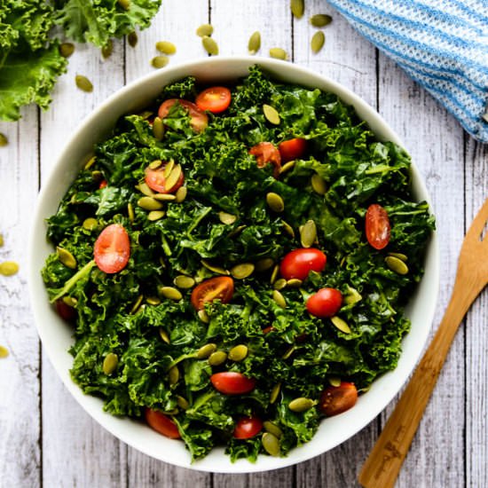 5-Ingredient Marinated Kale Salad