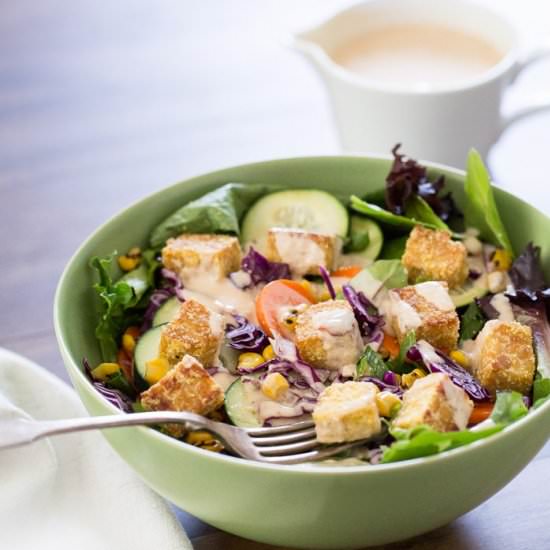 Honey Chipotle Tempeh Salad