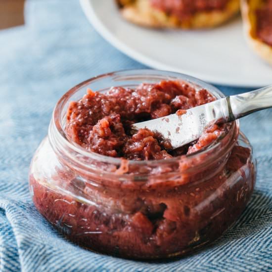 Rhubard Chia Jam