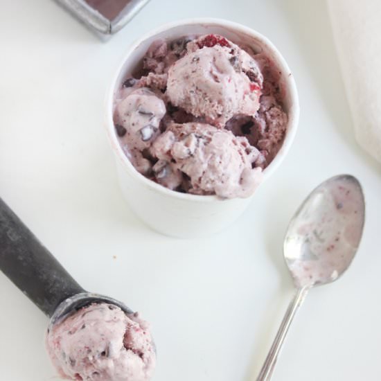 ChocolateChunk Strawberry Ice Cream