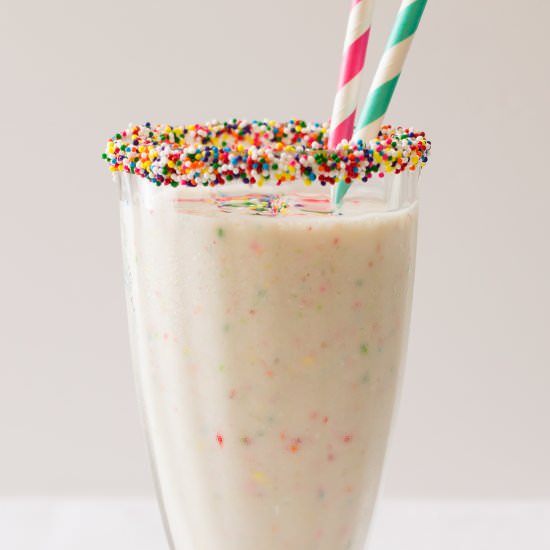 Funfetti Cake Batter Milkshake