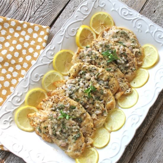 Pan-Seared Chicken with Tarragon