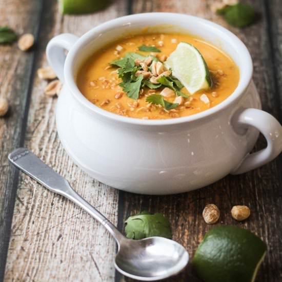 Thai Sweet Potato & Carrot Soup