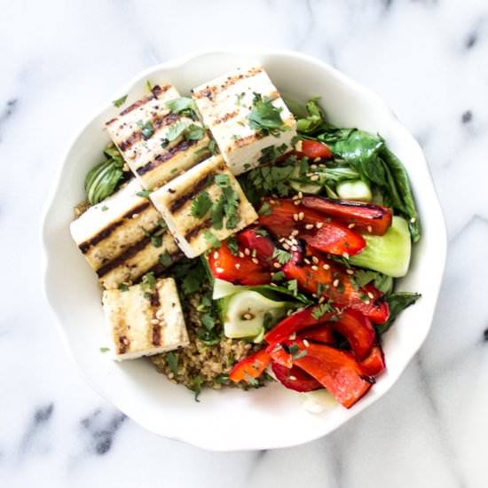 Soy Sauce Quinoa Bowl