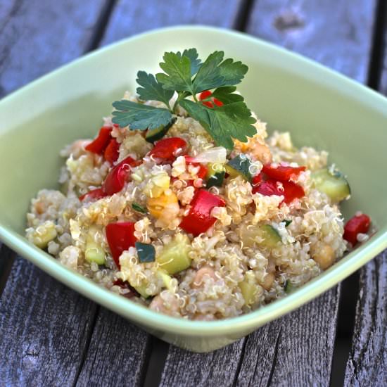 Quinoa Power Salad with Vinaigrette