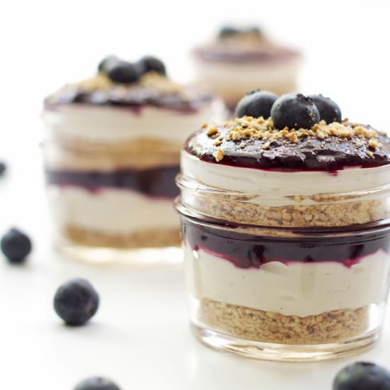 Blueberry Cheesecake Parfaits