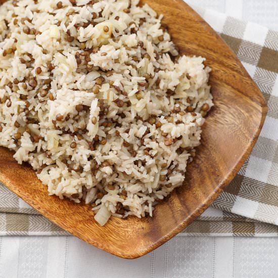 Brown Lentil Rice