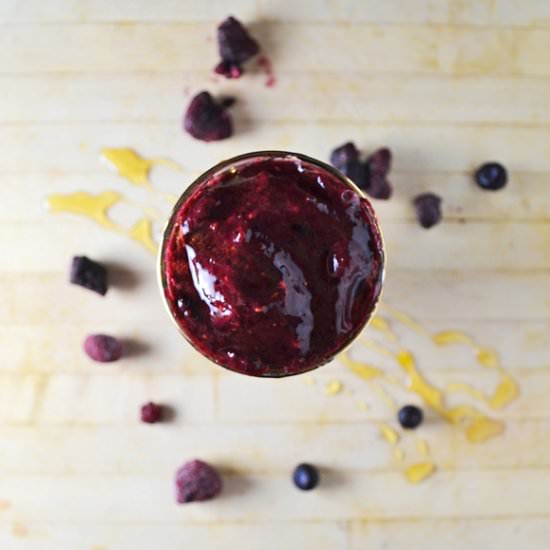 Triple-berry Pineapple Smoothies