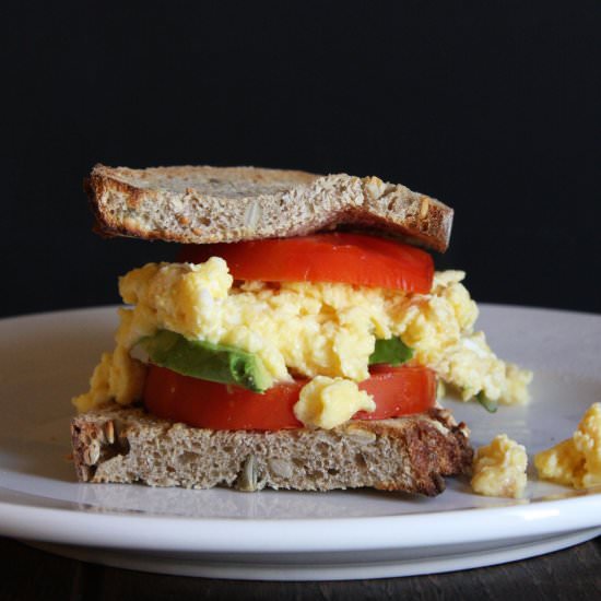 Cottage Cheese Scrambled Eggs
