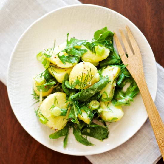 Potato + Arugula Salad