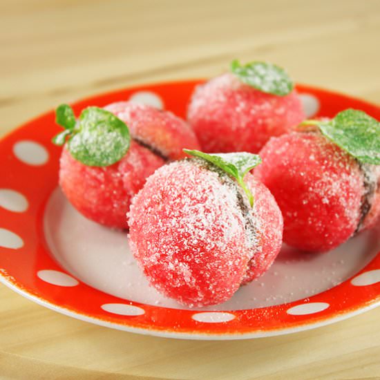 Peach Alkermes Italian Cookies