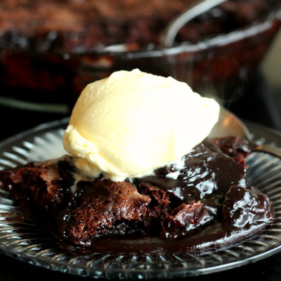 Grandma’s Hot Fudge Sundae Cake