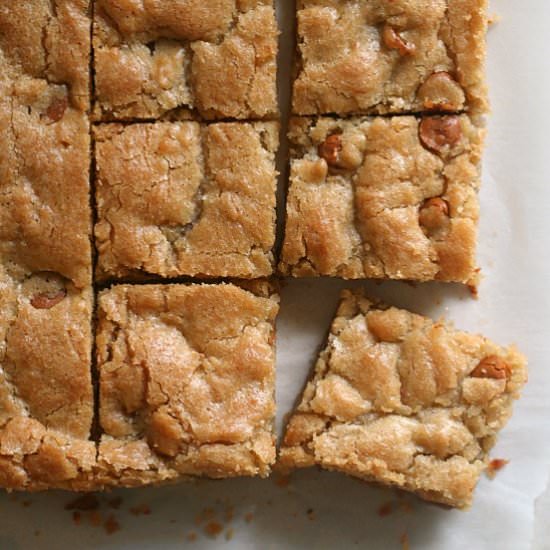 Butterscotch Blondies
