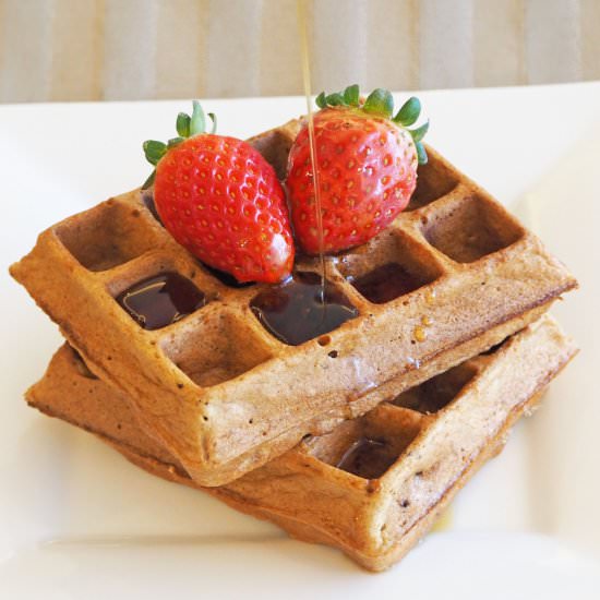 Berry Healthy Waffles