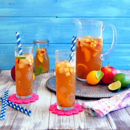 Mixed Fruit Iced Tea (冰鎮水果茶)