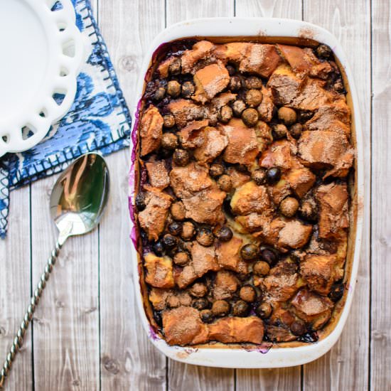 Blueberry French Toast Bake
