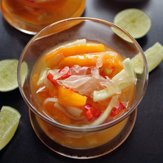 Mango and Pomelo Ice Rojak