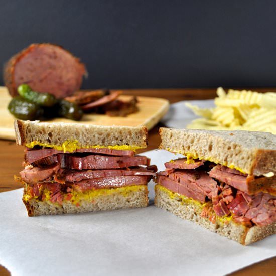 Slow Cooker Pastrami (No Smoker!)