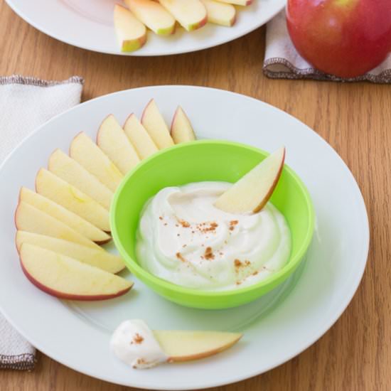 Apple Dippers with Honey Yogurt