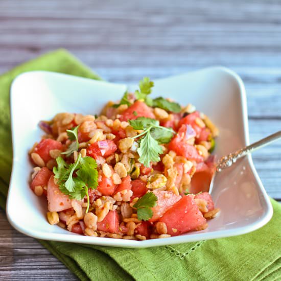 Watermelon Chaat Salad