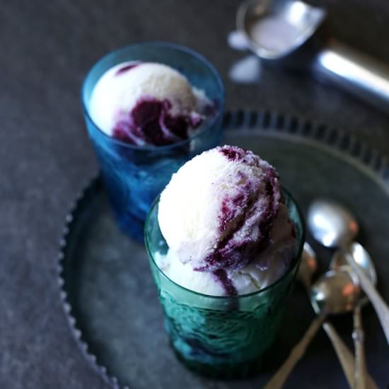 Blueberry Cheesecake Ice Cream