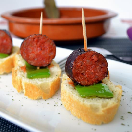 Chorizo in Red Wine Sauce