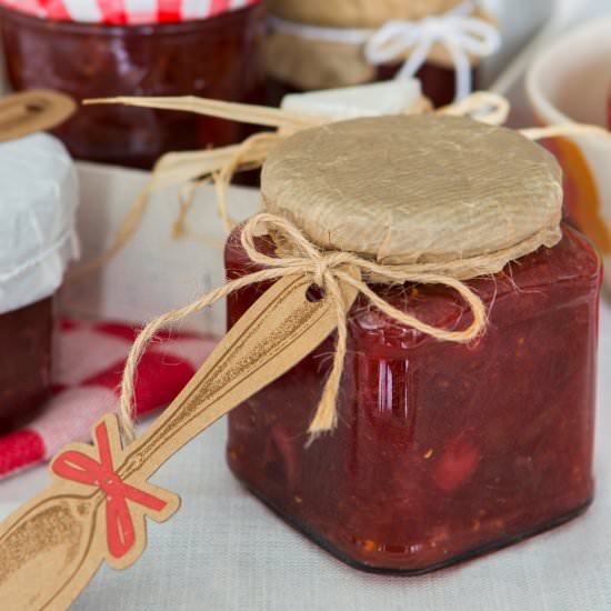 Rhubarb & Berry Jam