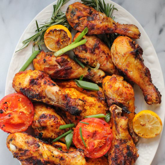 Grilled Moroccan Chicken