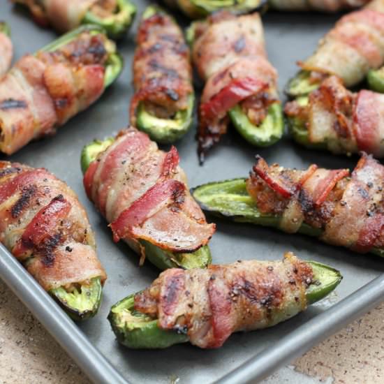 BBQ Sausage-Stuffed Jalapenos