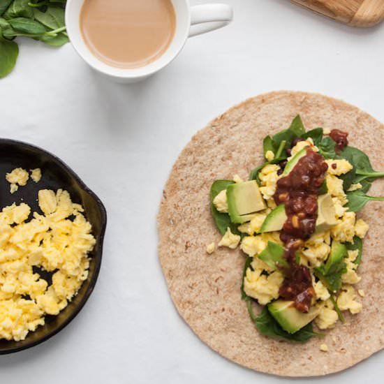 5-Minute Breakfast Burritos