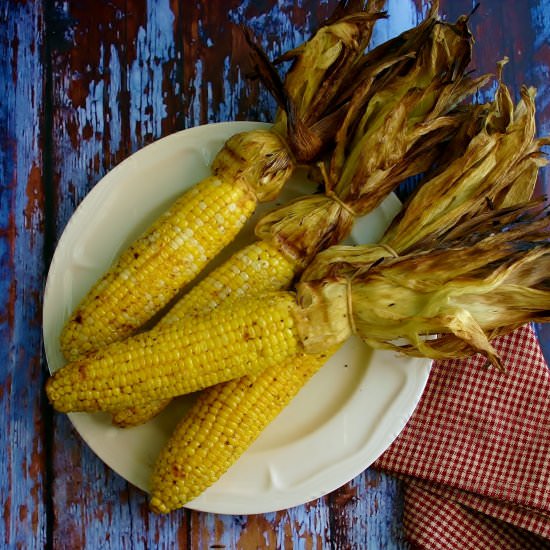 Spicy Grilled Corn