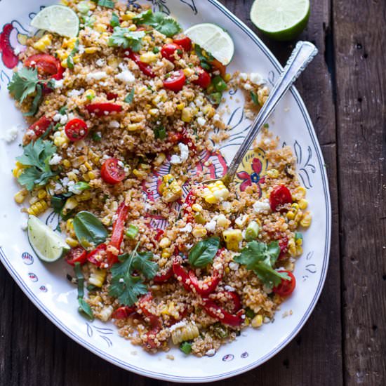 Mexican Street Corn quinoa salad